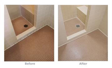 Before And After Tile Cleaning